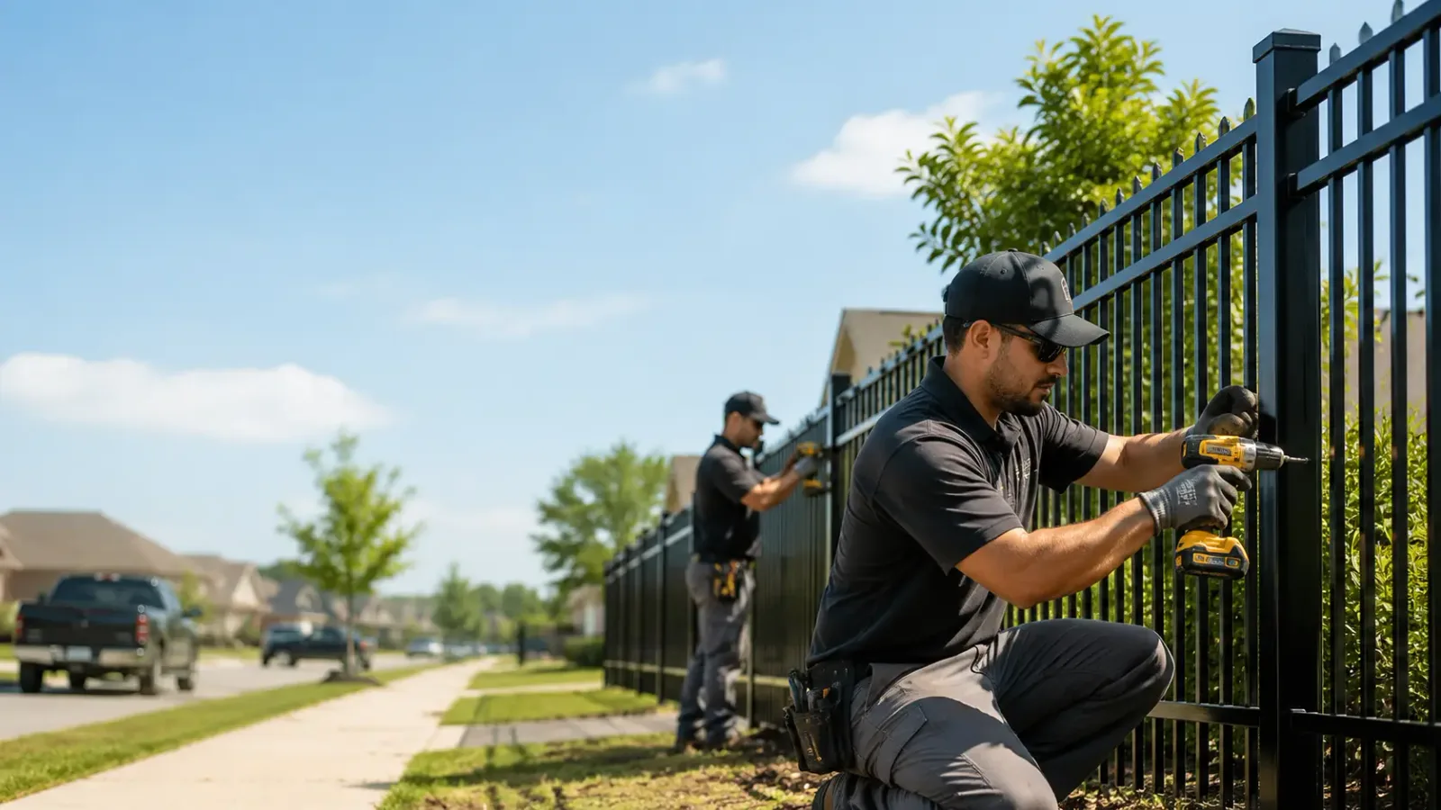 Metal Fence Installation in Weston, CT